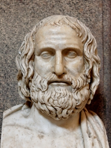 Bust of Euripides. Source.